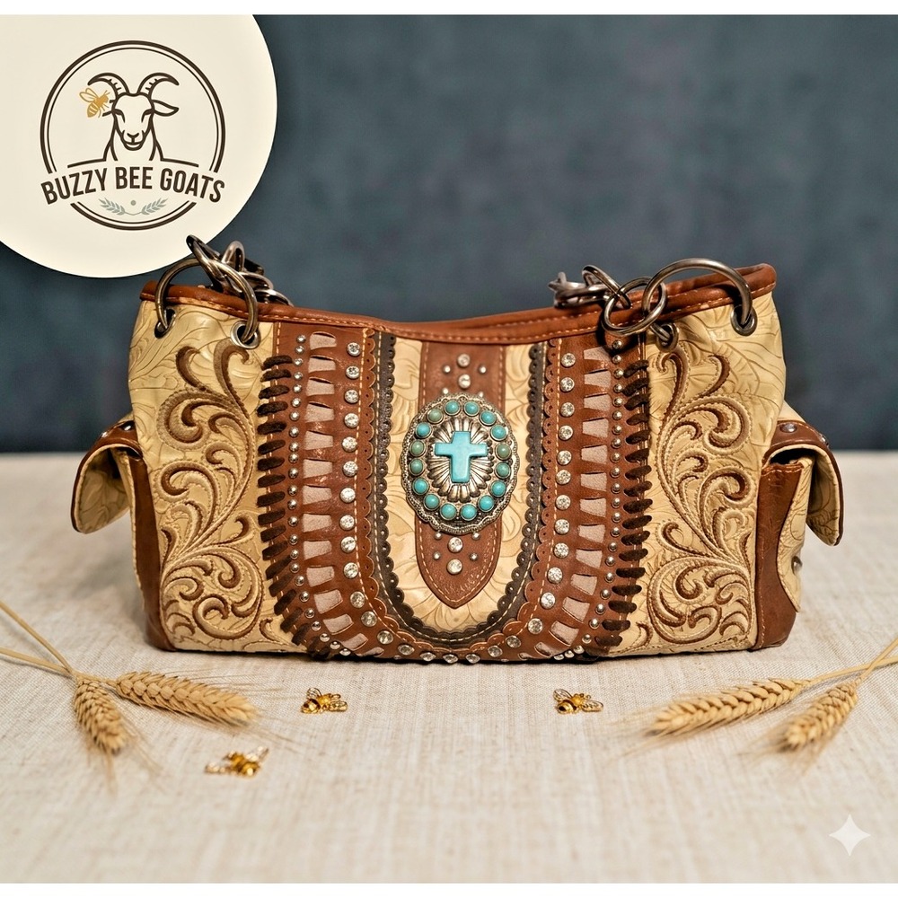 Montana West Purse Shoulder Bag Studded Western Native